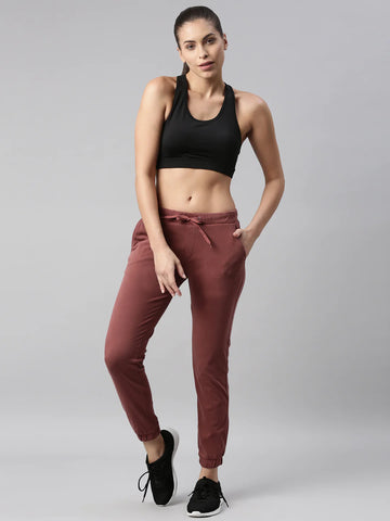 Image of a woman wearing Go Colors Joggers.