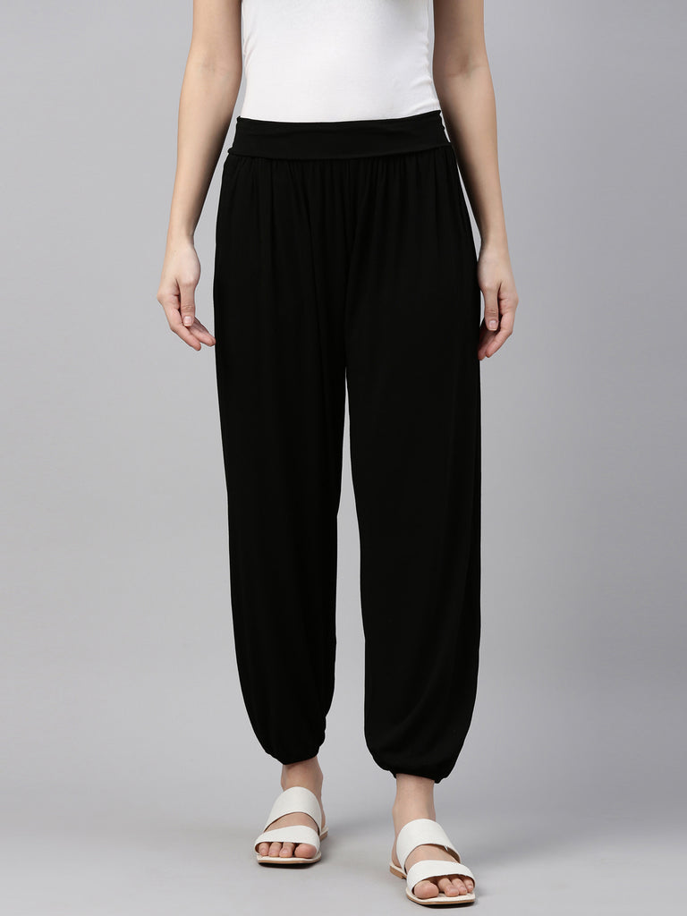 Harem Trousers Black  Styched Fashion