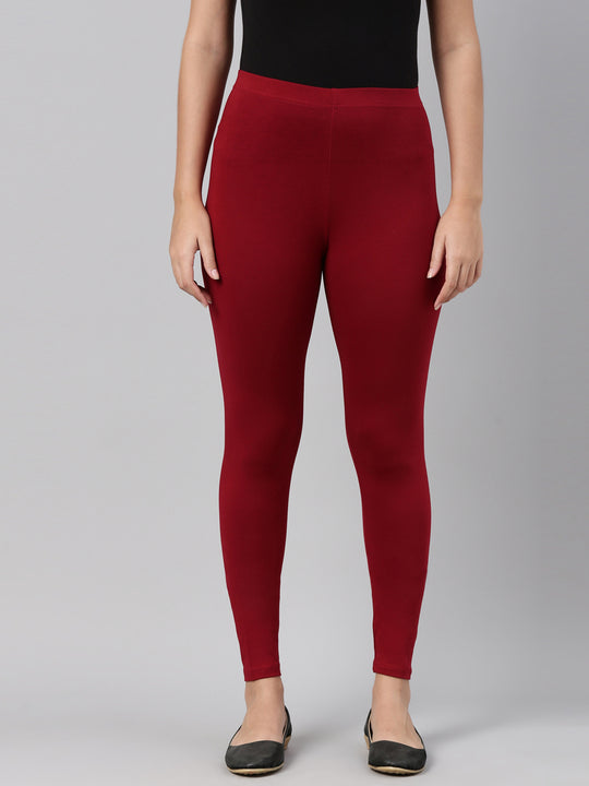 Buy Grey & Navy Leggings for Women by DOLLAR MISSY Online | Ajio.com