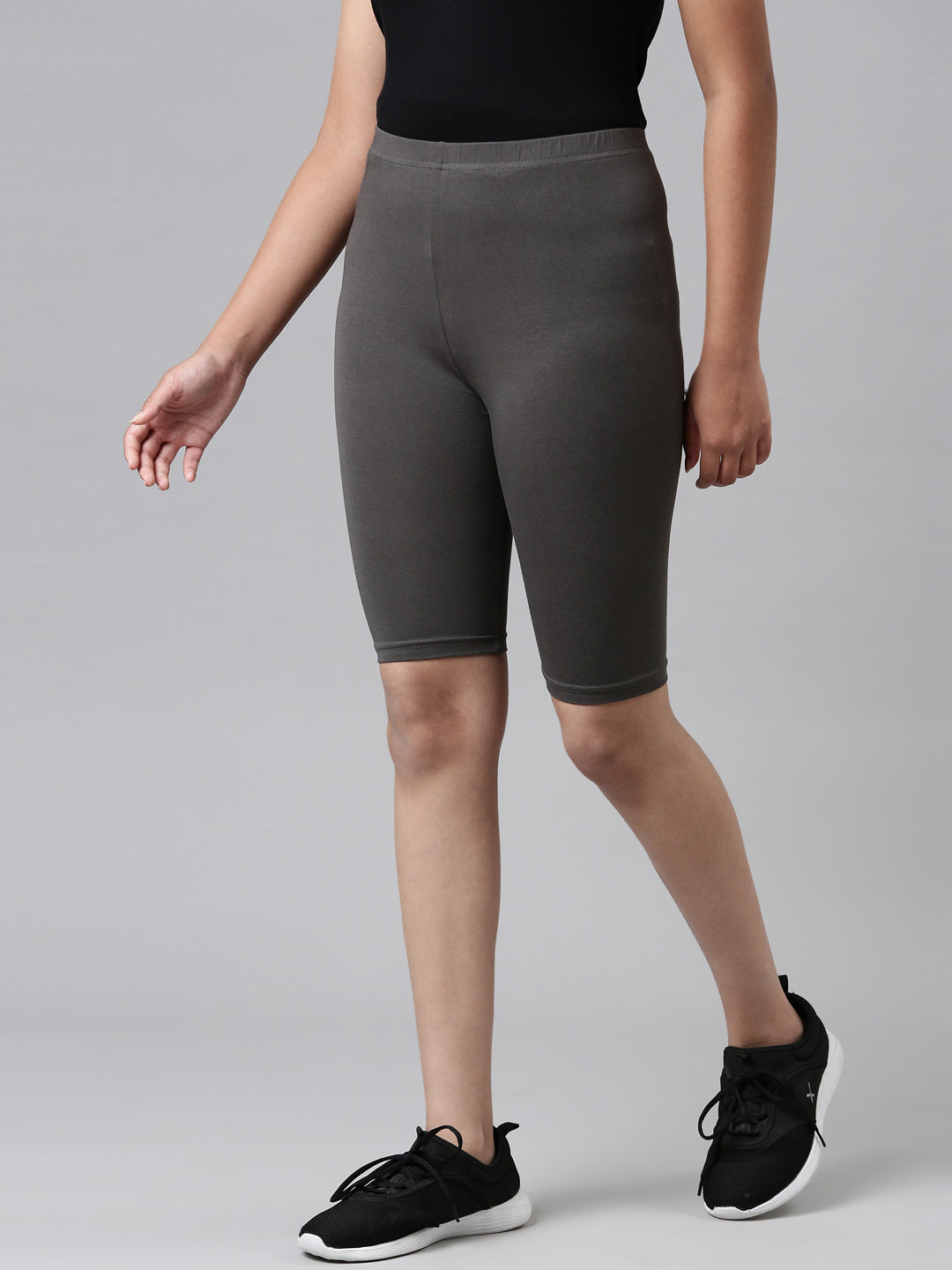 Petite Black Basic Cycle Shorts