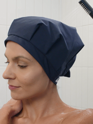 Shower Cap Used in Shower