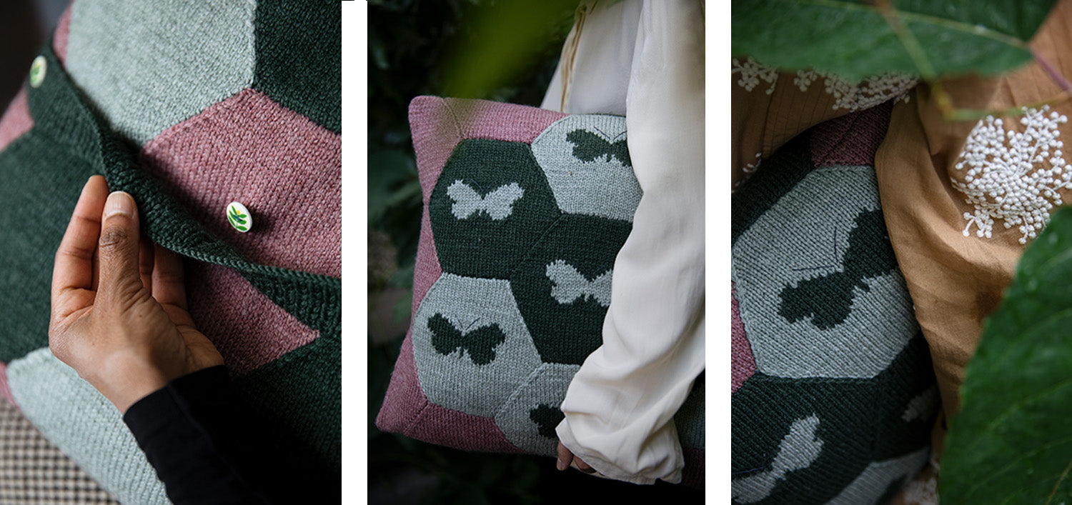 Butterfly Patchwork Cushion