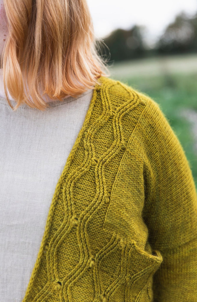 Picture of a knitted cardigan