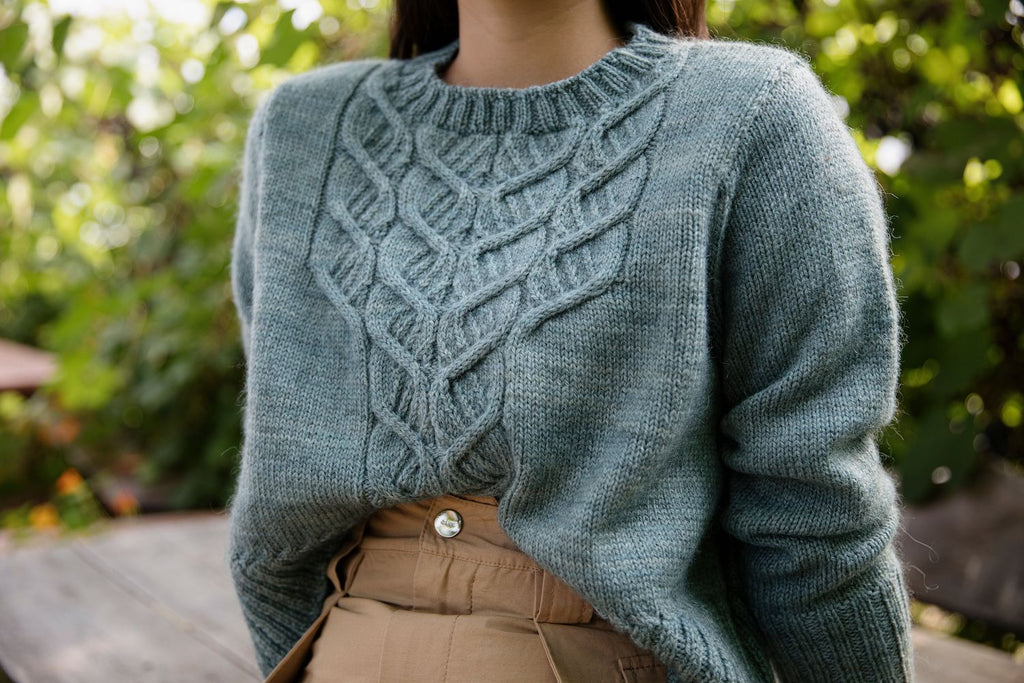 Picture of a knitted sweater 