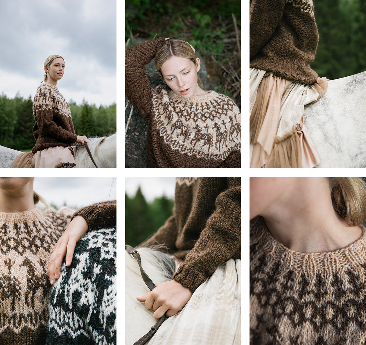 Anna Huolia Hevosen | Knitted Kalevala