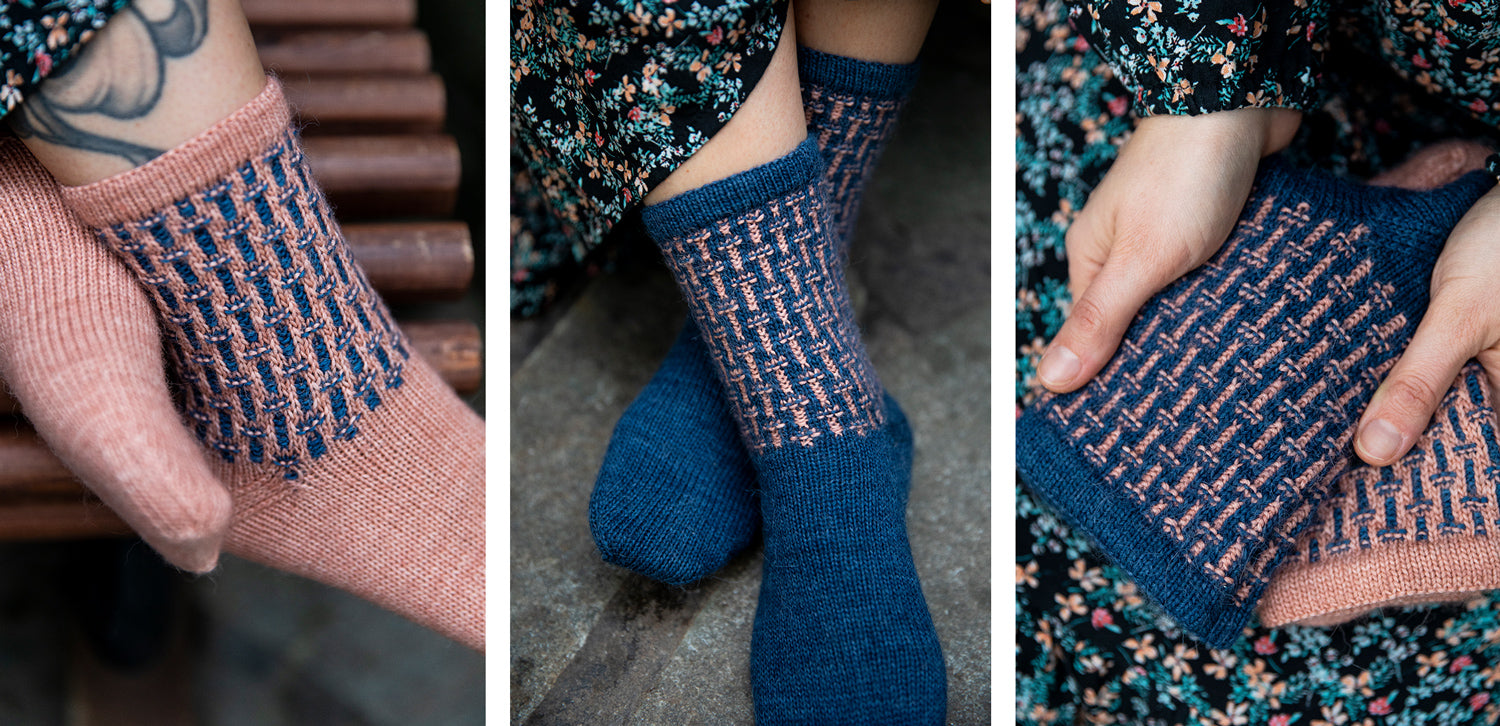 PDF Yoga Socks Knitting Pattern (52 Weeks of Socks vol.2) — ARA STELLA