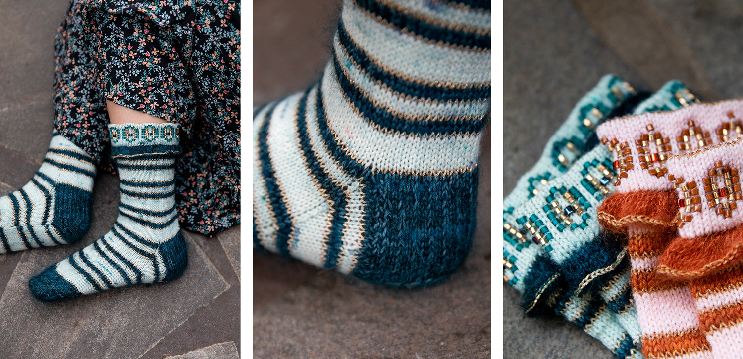 Ravelry: Field of Sunflowers sock set pattern by Stone Knits