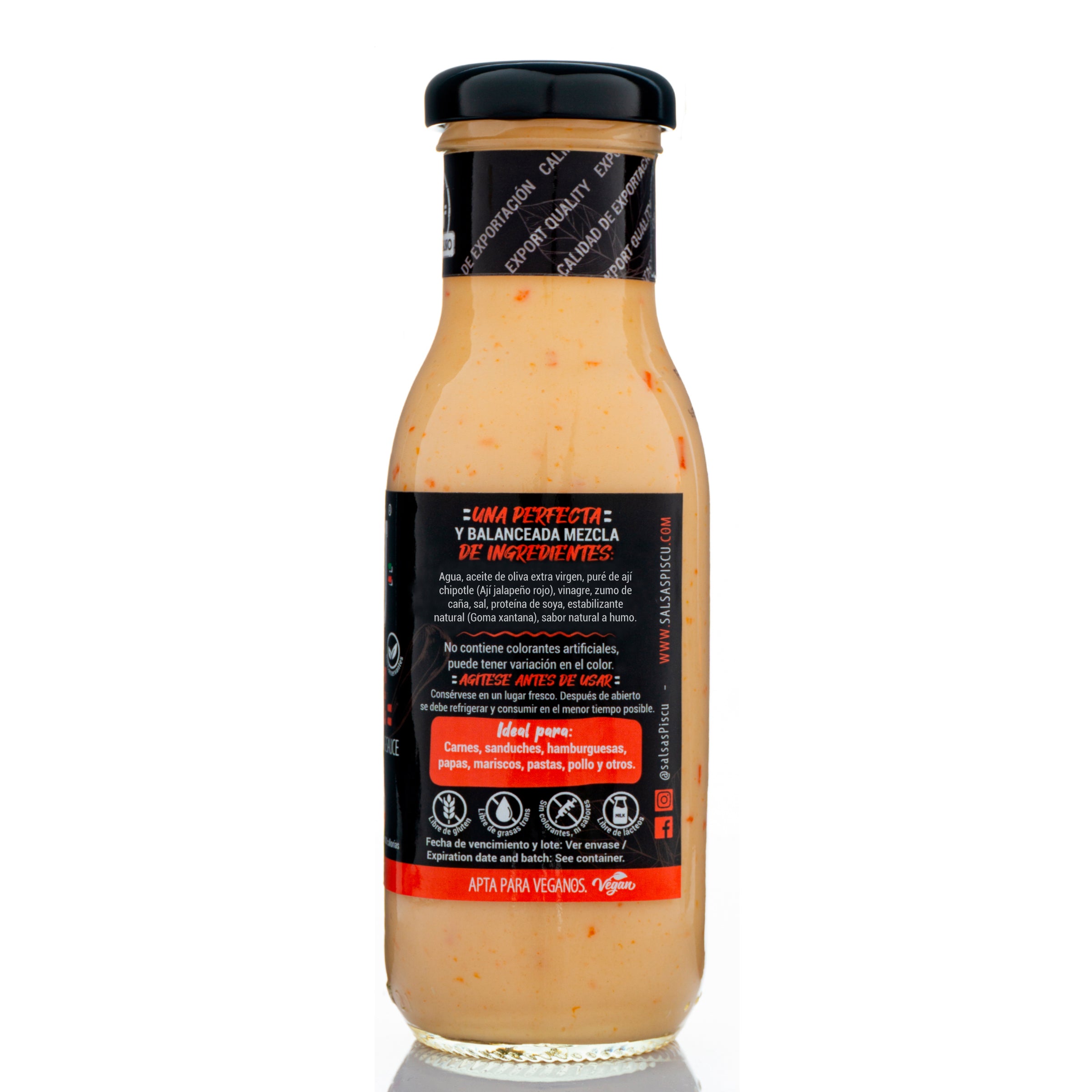 Salsa Picante Piscú Chipotle Gourmet | Jotsos – Jotsos - Tienda de Sabores