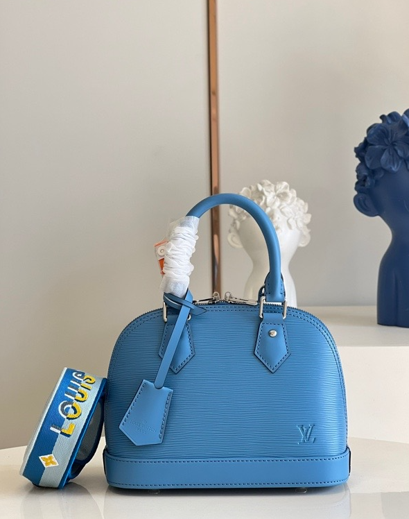 Louis Vuitton Alma BB Epi Bleu Nuage