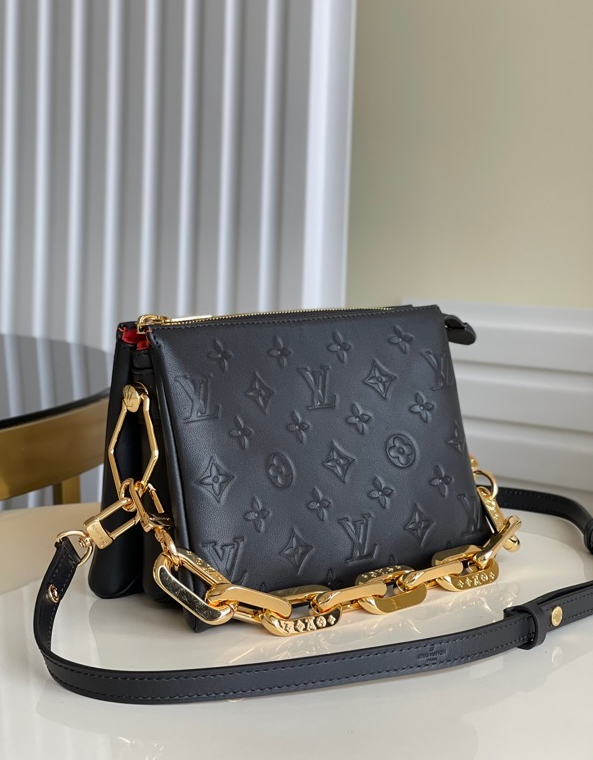 Replica Louis Vuitton COUSSIN BB Bag Black M20574 for Sale