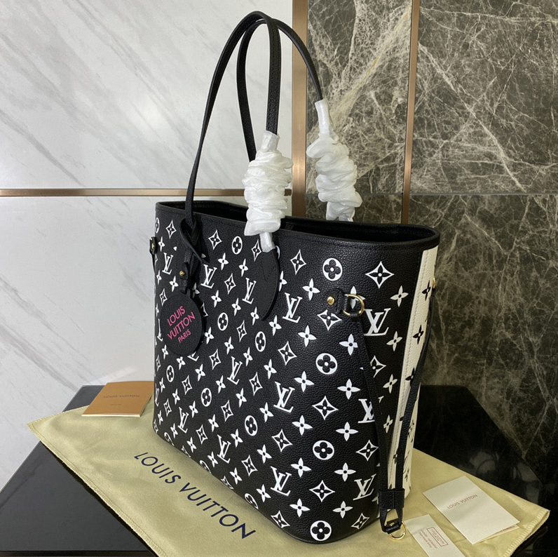 Louis Vuitton Monogram Empreinte Neverfull MM w/ Pouch - Neutrals Totes,  Handbags - LOU769153