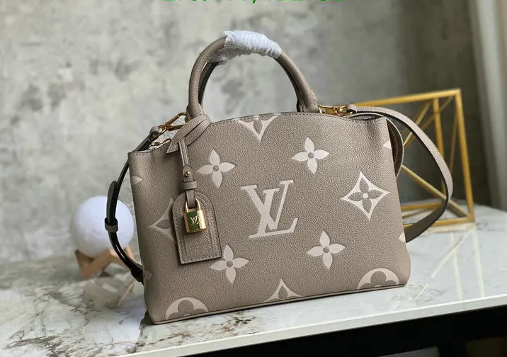 Louis Vuitton LV Grand Palais tote bag Grey Leather ref.355051 - Joli Closet