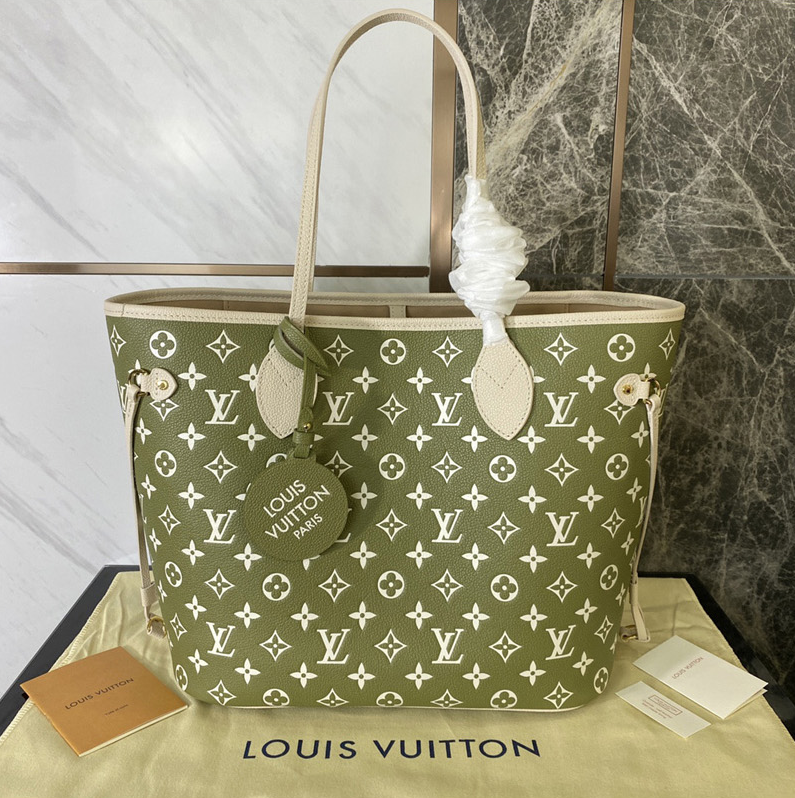 LV Neverfull MM Tote Bag Empreinte Leather – Hepper Sales