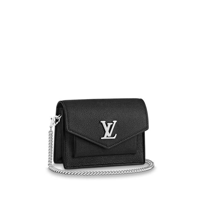 Louis Vuitton Mylockme Chain Pochette Greige Calf