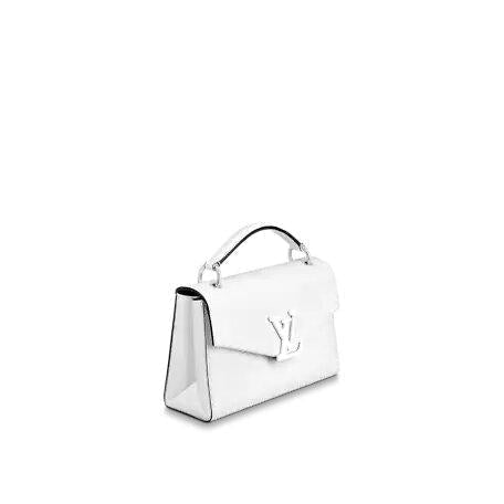 Louis Vuitton Capucines Mini, White with Ayers Handle, Preowned in Box WA001