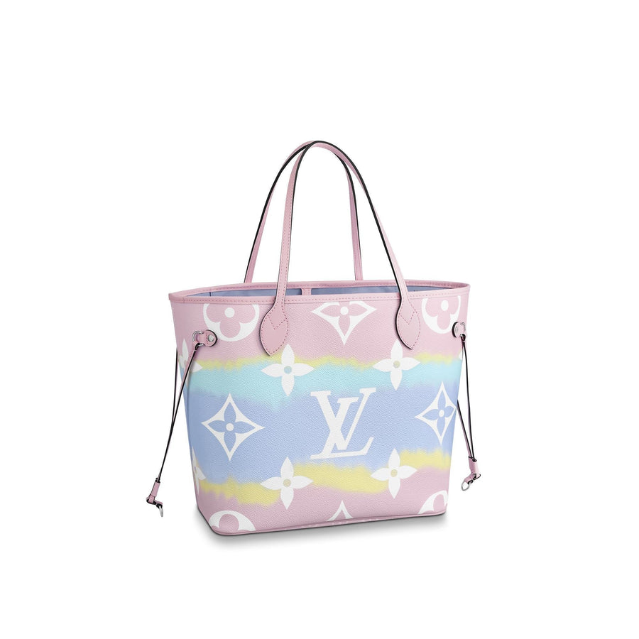 Louis Vuitton Monogram Escale Neverfull MM Pastel Set - A World Of