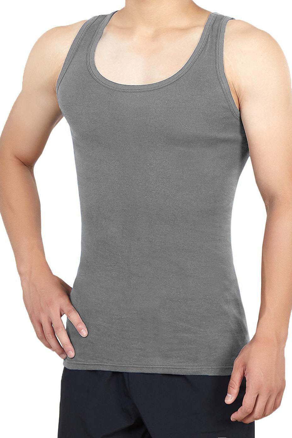 Men's Undershirts Vest 4 pieces SETS, Soft and Breathable underwear (g –  