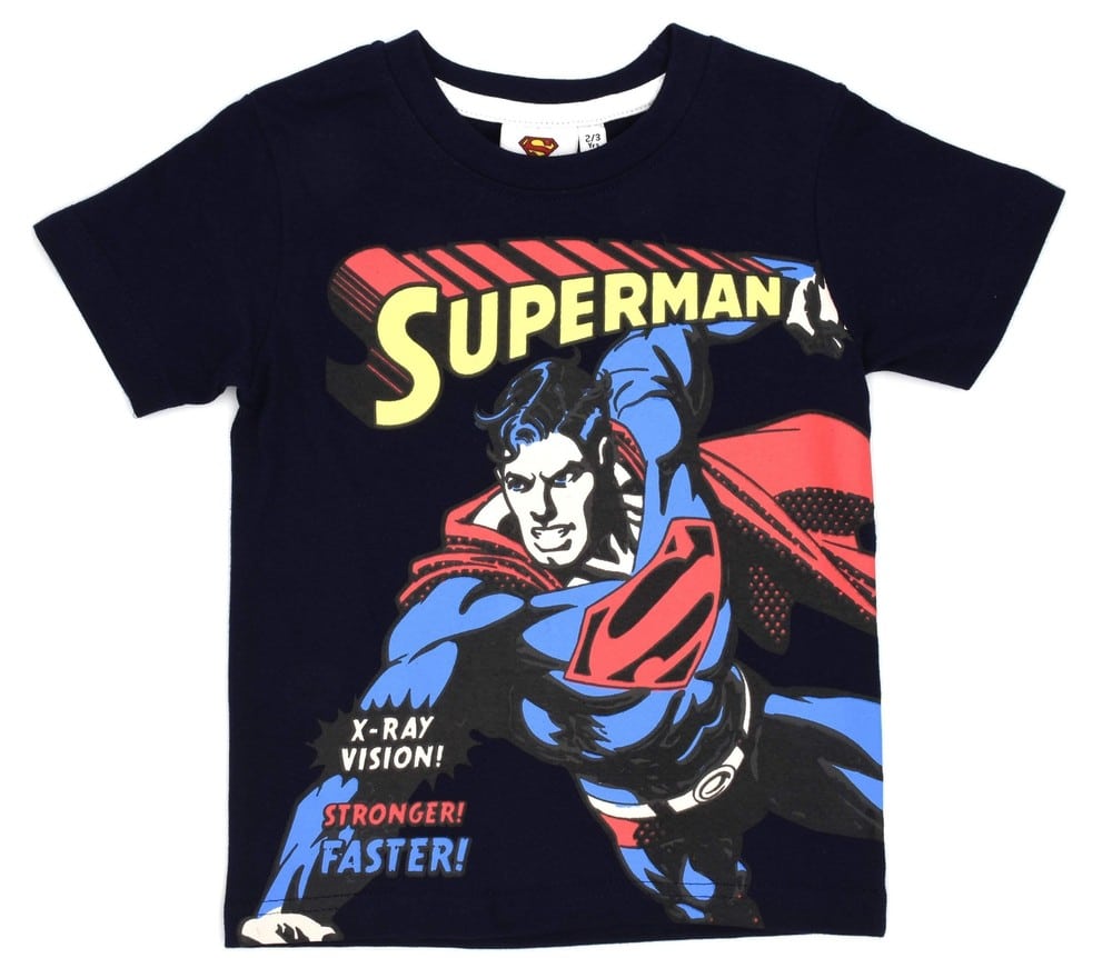 Superman for T-shirt Boys Character DC®️ Kids Marvel-Comics - – qua High