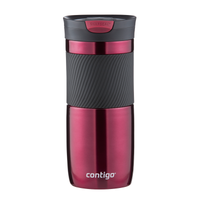  Contigo Jackson Chill 2.0 Vacuum-Insulated Stainless Steel  Water Bottle, Secure Lid Technology for Leak-Proof Travel, Keeps Drinks  Cold for 12 Hours, 20oz Steel/Blue Corn: Home & Kitchen