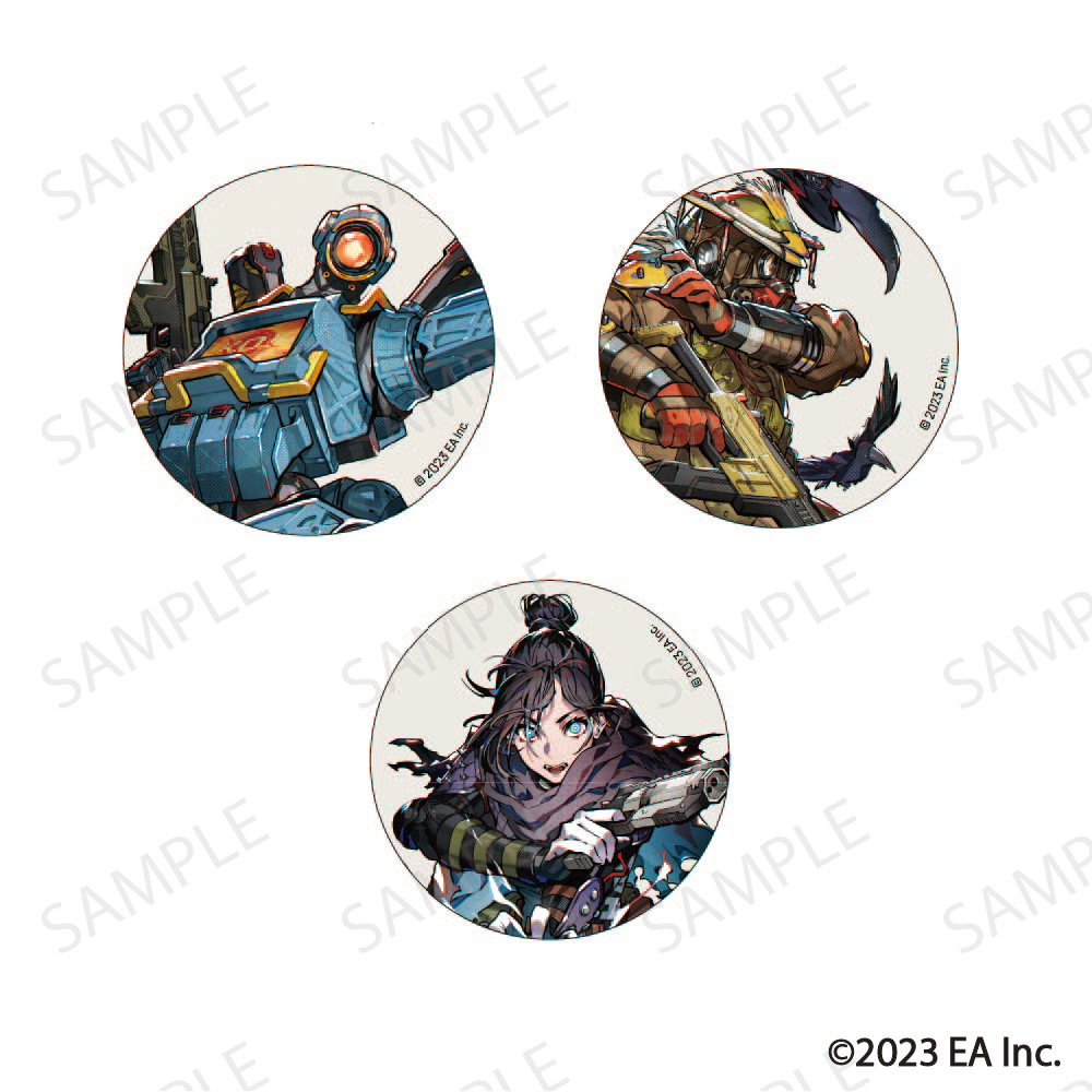 Apex Legends VTuber最協決定戦 缶バッジ（3個入り） season2|Shibuya 