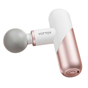Yottoy小巧輕盈女士迷你酸痛肌肉肩頸按摩槍 (粉紅色)｜FIT MART 香港智能健康及運動生活用品專門店