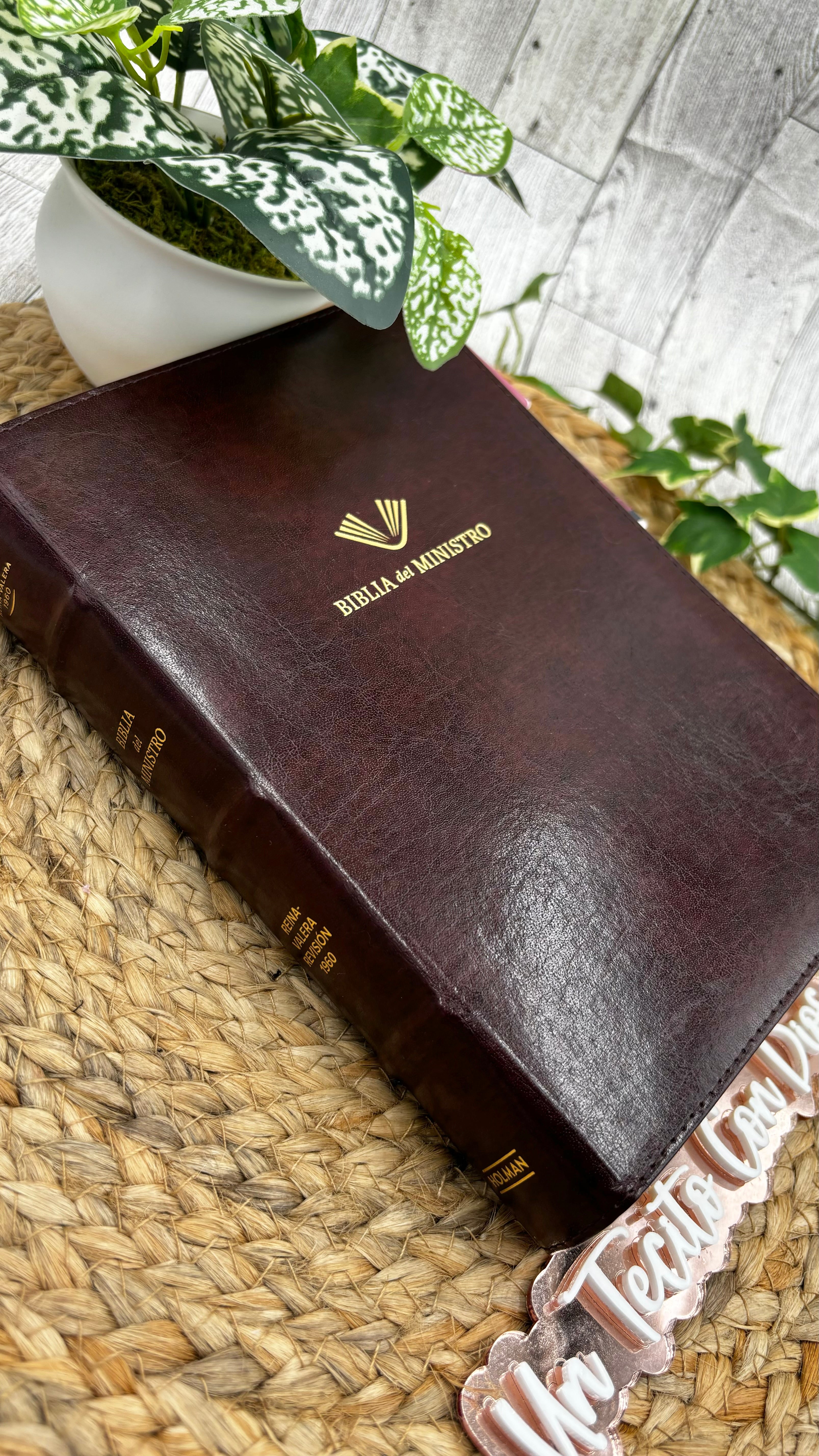 BIBLIA DEL MINISTRO (BIBLIA PARA PASTOR) TAMAÑO MANUAL LETRA 11 PUNTOS