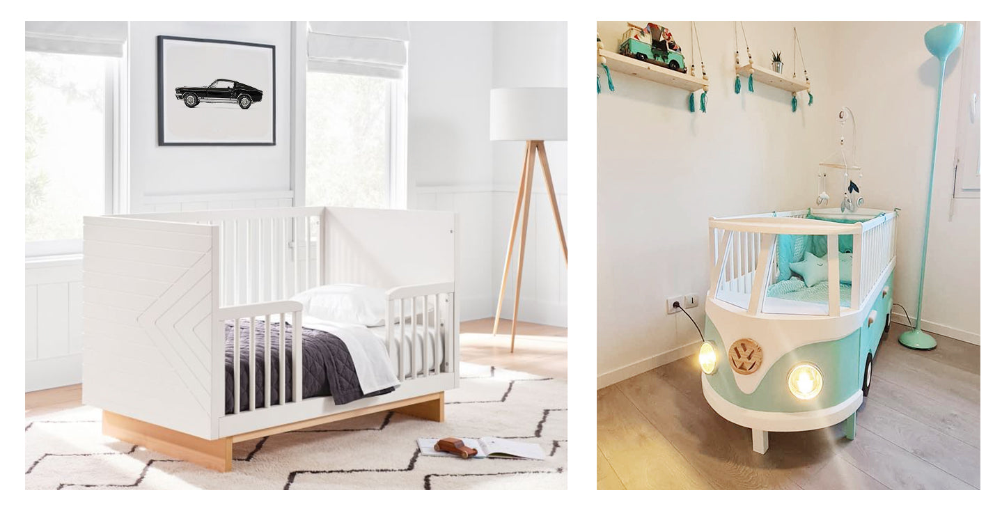 modern Car-Themed Nursery crib Ideas