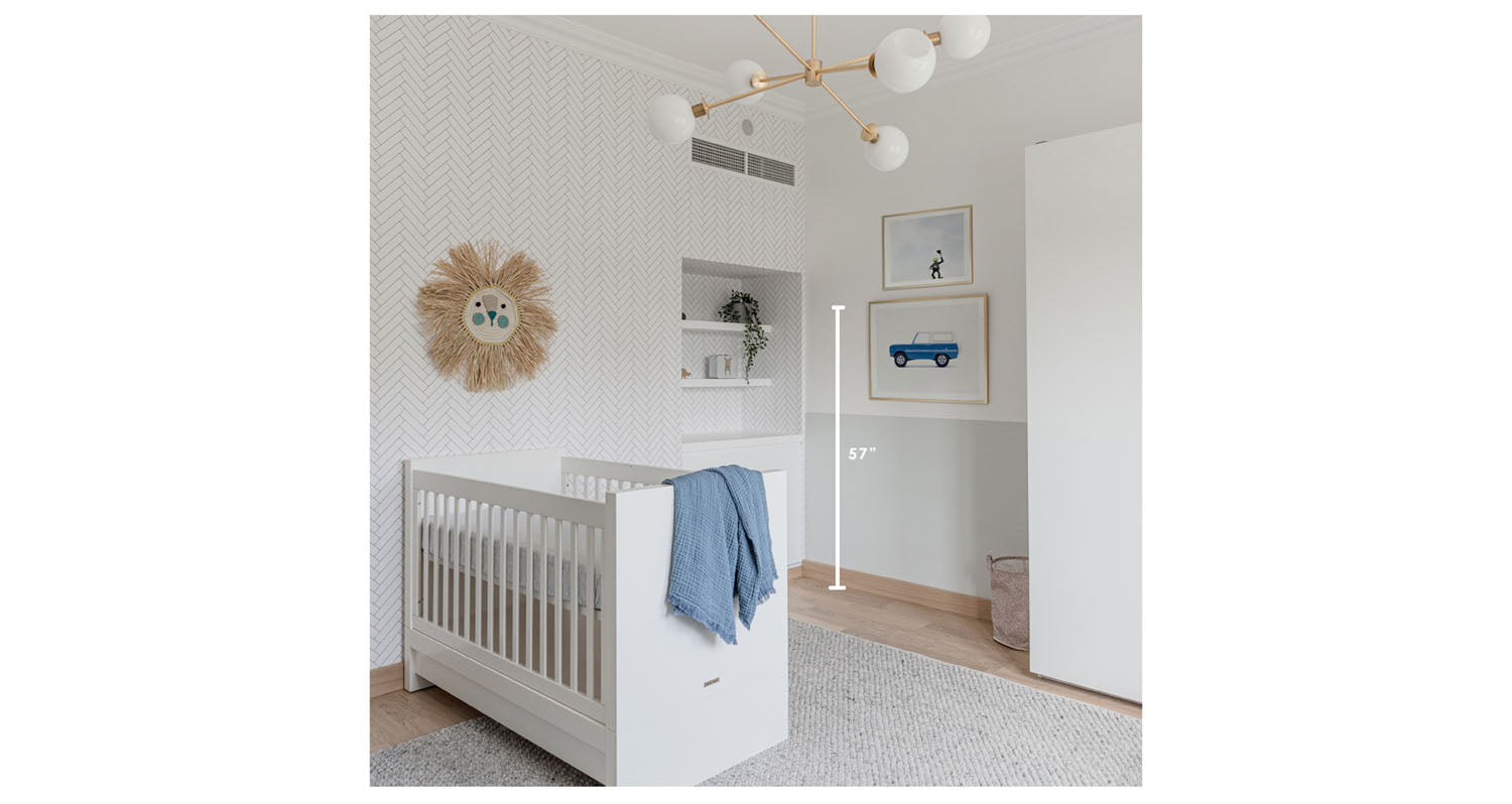 A playful combination of Kermit the Frog and car art prints framed and displayed in a nursery, blending whimsical charm with fun vehicle illustrations to create an engaging and lively space.