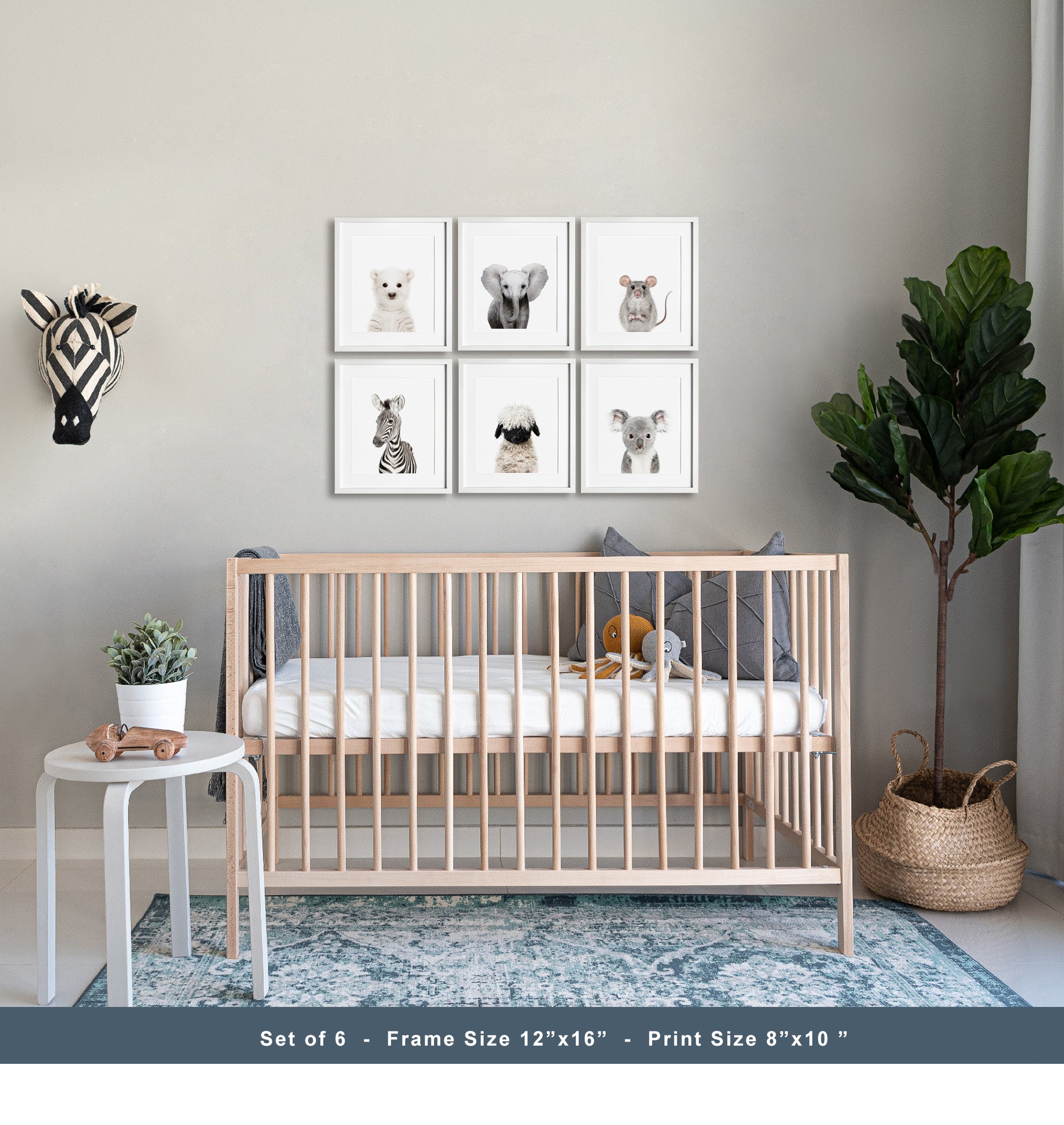how to frame baby animal prints guide
