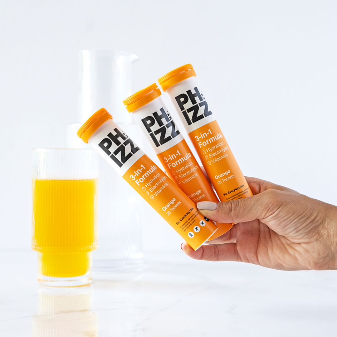 3-in-1 Hydration, Electrolytes & Vitamins - Phizz Ireland product image