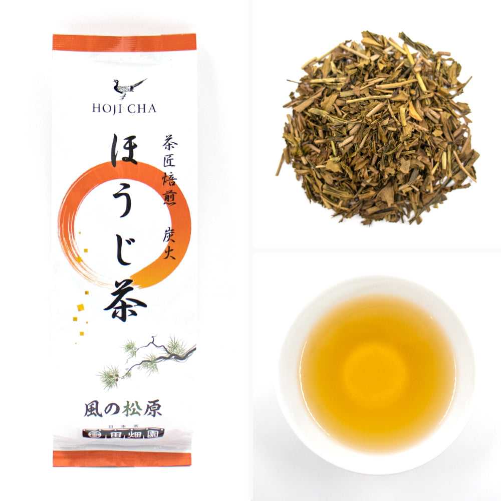 茶匠焙煎 炭火 ほうじ茶 風の松原 90g｜日本茶の通販【田畑園 公式オンラインストア】