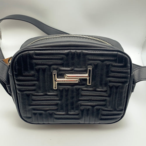 Prada Black Nylon Padded Chain Clutch, myGemma