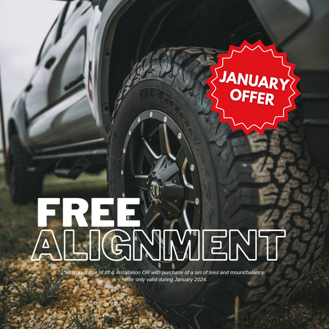 January 2024 Free Alignment Offer*