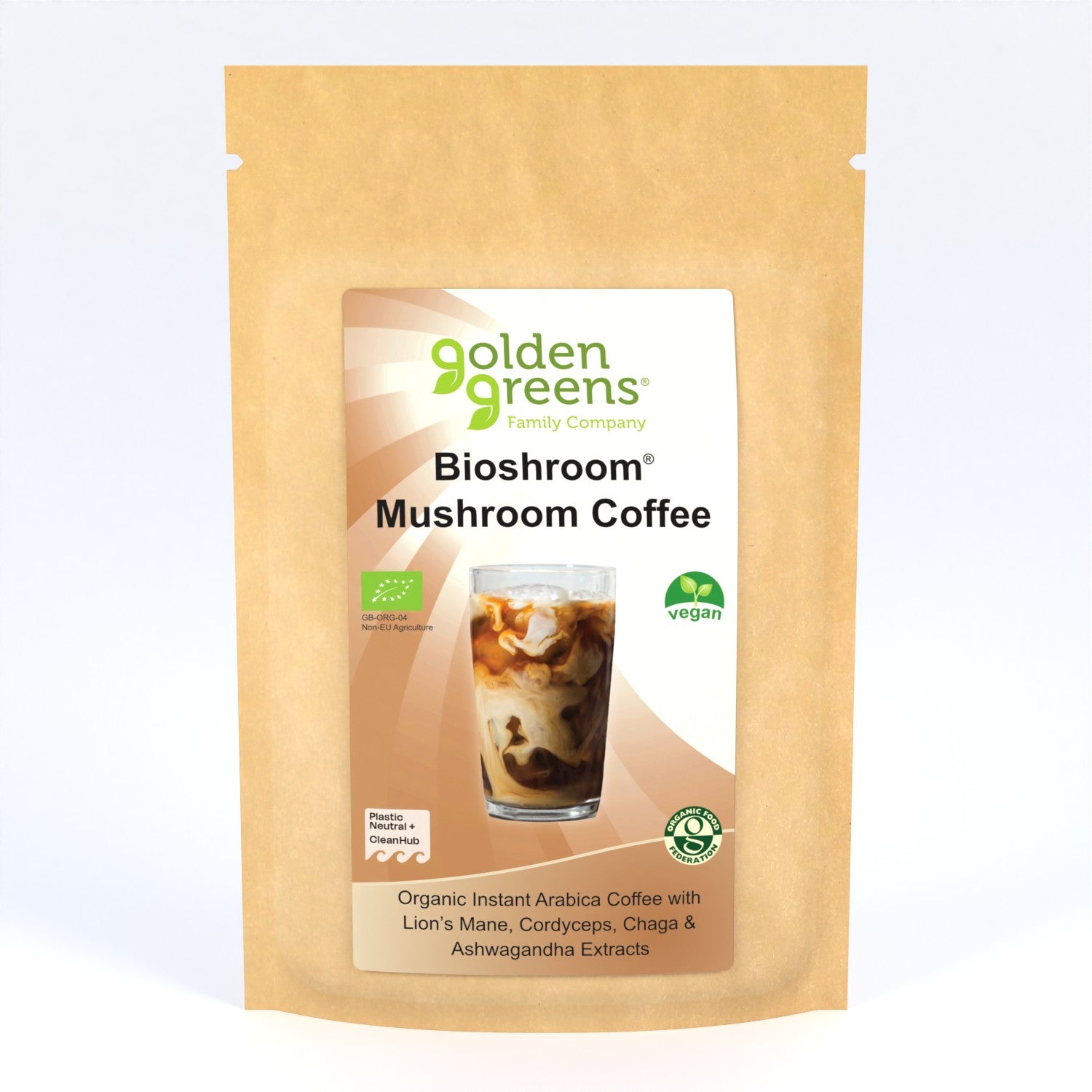 View Organic Mushroom Coffee Instant Lions Mane Cordyceps Chaga Extract information