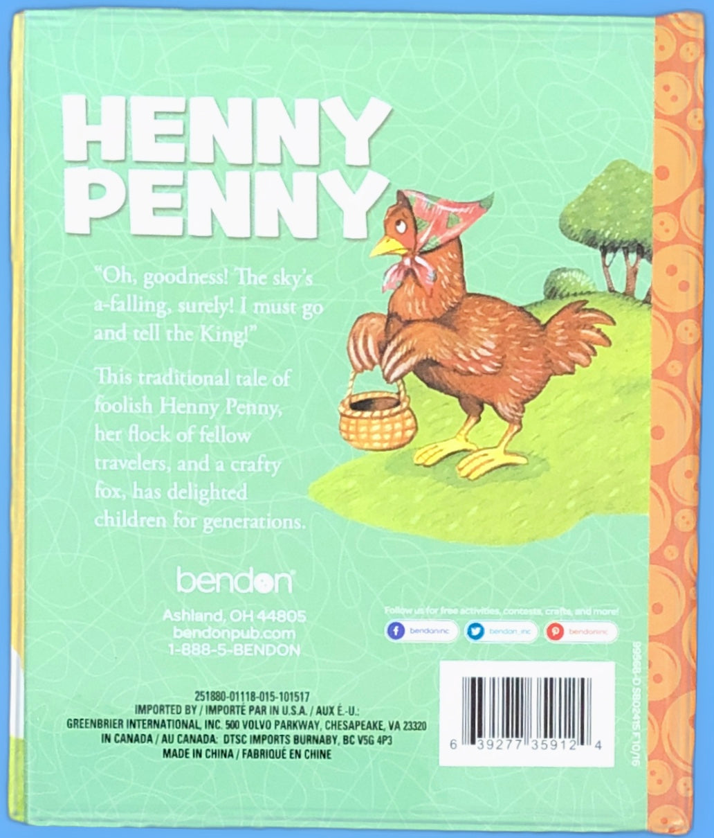 henny penny coloring pages