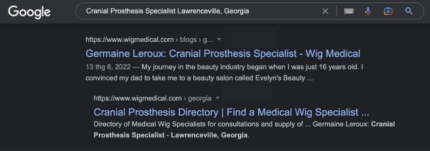 cranial prosthesis specialist lawrenceville georgia