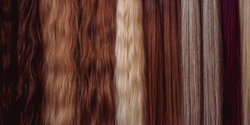 hair colors and textures