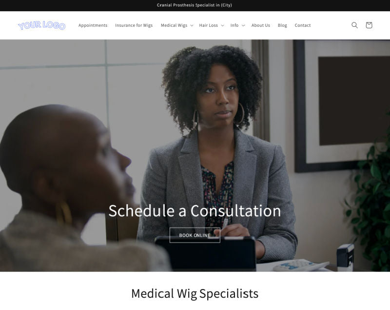 Medical Wig Website