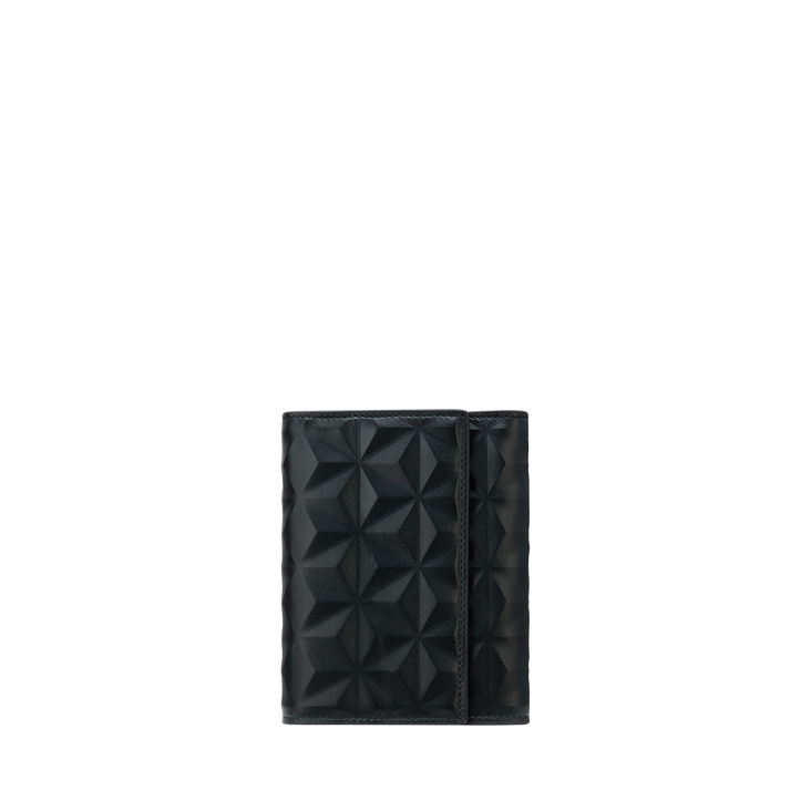 FIREHEAD BLACK VERTICAL WALLET WITH COIN POCKET – Luxury