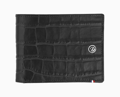 Dierbare Ijsbeer reparatie Croco Dandy black wallet - 6 credit card slots – Luxury Leather Goods |  S.T. Dupont