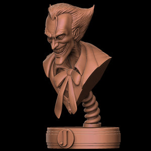 Joker Bust in Batman Dc 3D Model Ready to Print – 3DModel Pro