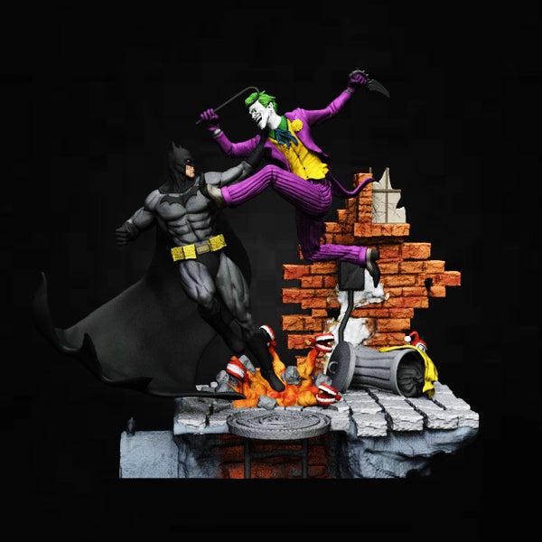 Batman vs Joker 3D model ready print – 3DModel Pro