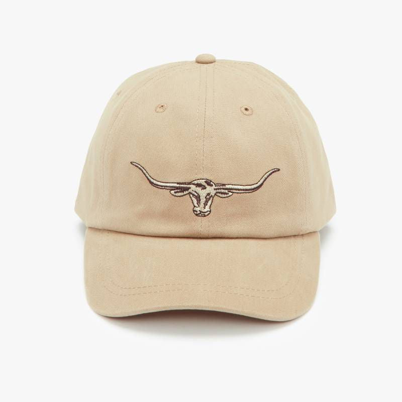 RM Williams Steer's Head Logo Cap - Silt – Hats By The Hundred