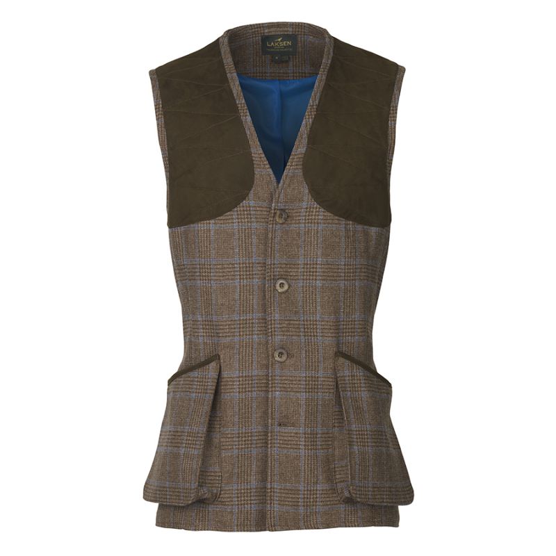 Laksen Leith Mens Tweed Shooting Vest - Laird Tweed – William Powell