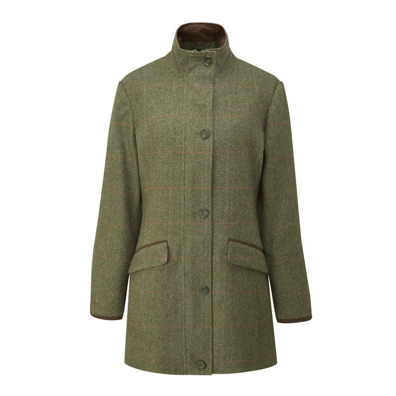 Alan Paine Combrook Ladies Tweed Shooting Coat Heath William