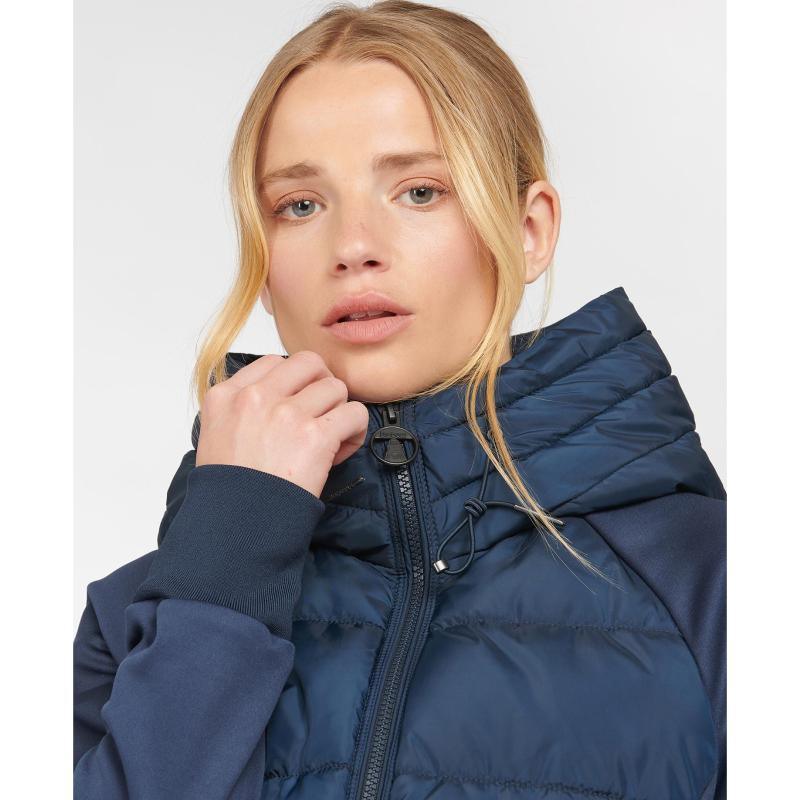 barbour quilted sander jacket navy