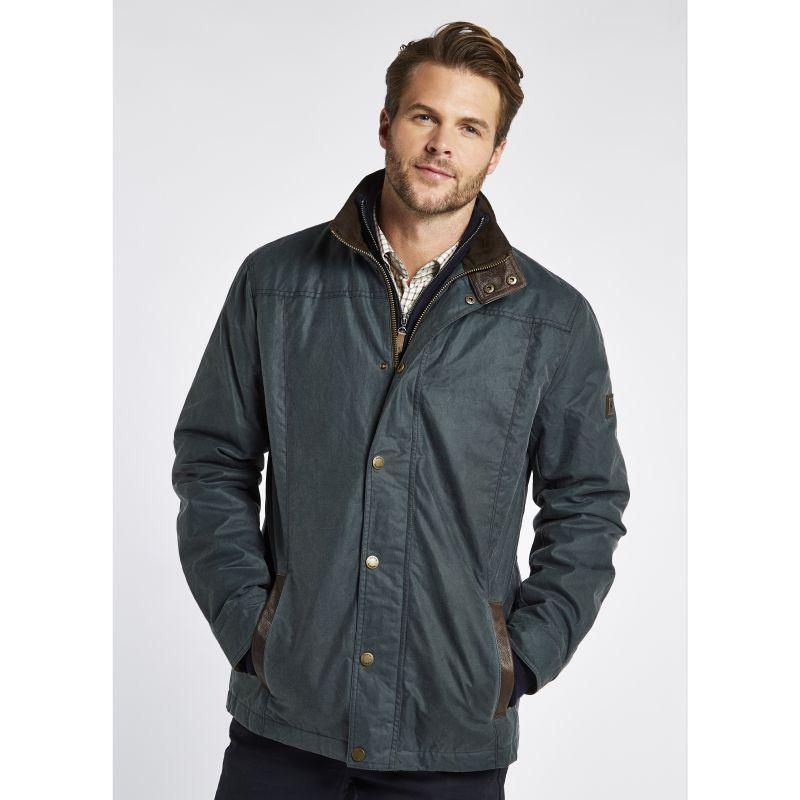 Dubarry of Ireland Carrickfergus Men's Waxed Jacket - Olive