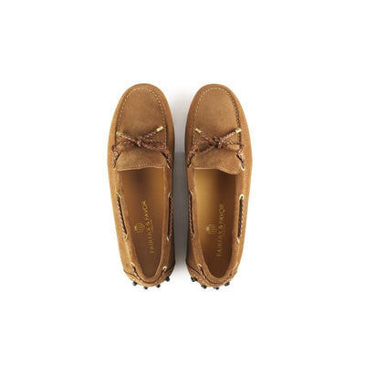 Fairfax & Favor Henley Driving Shoes - Tan - William Powell