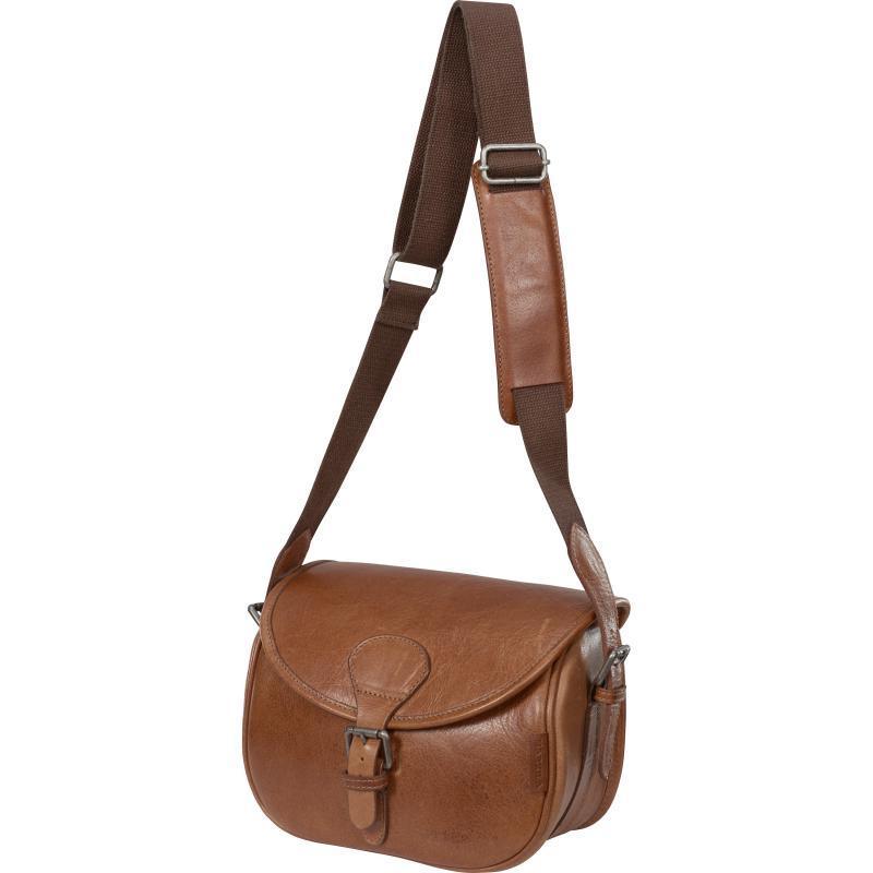 Harkila Retrieve Leather Cartridge Bag - Cognac - William Powell