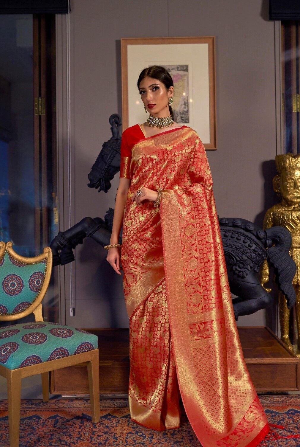 Kanjivaram Silk Saree - PreeSmA